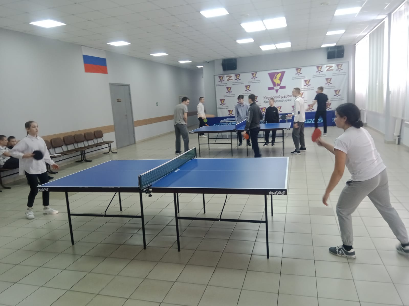 Школьный этап «Президентские спортивные игры»  по настольному теннису.